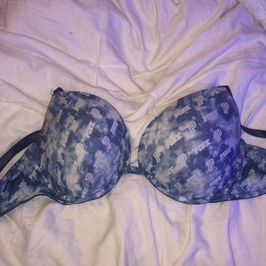 Blue Wear Everywhere/ Super Push Up bra